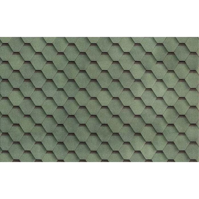 Гибкая черепица Технониколь Шинглас Самба Малахит