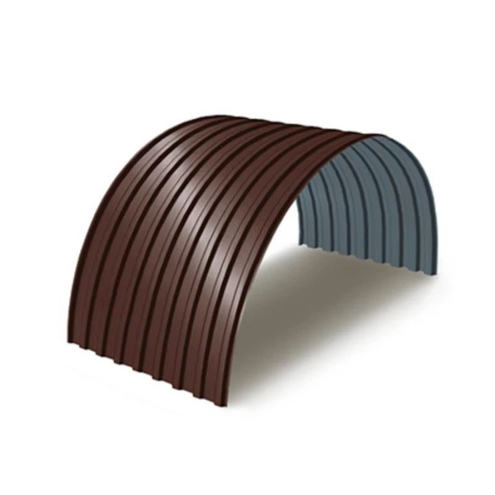 Профнастил C10ПГ 1100 0.5 ECOSTEEL® RAL 8017 Мореный дуб